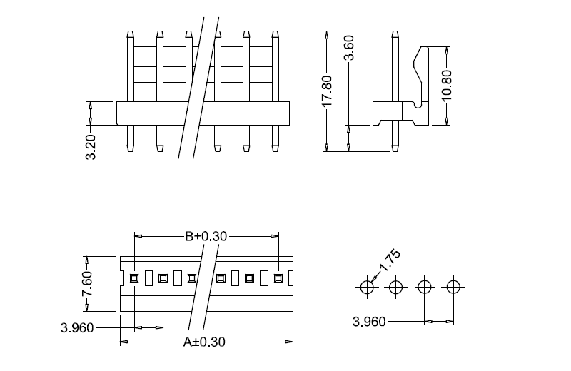 M3695-N-K(S) dimensions Abmessungen M3695-NK(S).