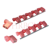4,8 mm vollisolierte Fahnen-Trennklemme mit Buchse (AWG 22–18)