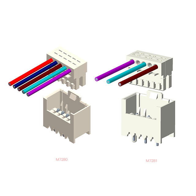 RAST 2.5 IDC-Steckverbinder mit IDT-Technologie | HRB-Stecker M728X