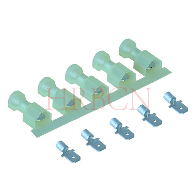 HRB 6,35 mm gerader isolierter Steckeranschluss AWG12-10 | M6351-Serie