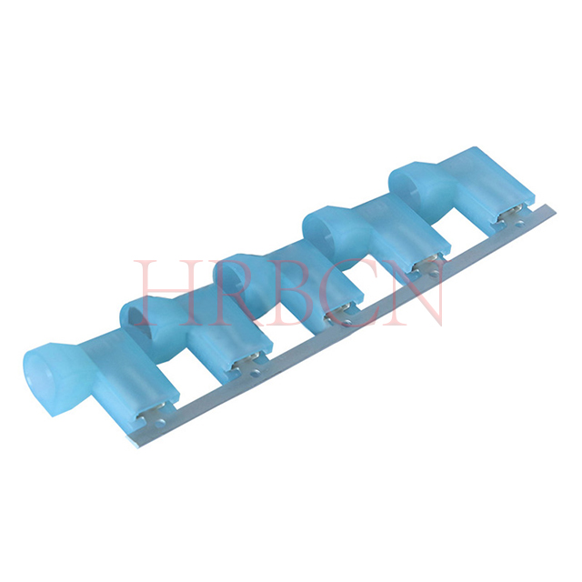 4,8 mm vollisolierte Fahnen-Trennklemme mit Buchse (AWG 16–14)
