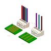 RAST 2.5 IDC-Steckverbinder mit IDT-Technologie | HRB-Stecker M728X
