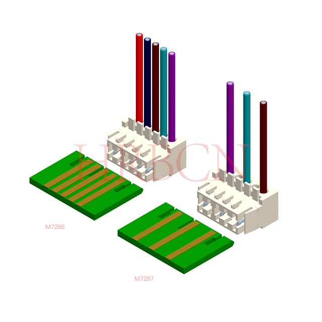 RAST 2.5 IDC-Steckverbinder mit IDT-Technologie | HRB-Stecker M728X