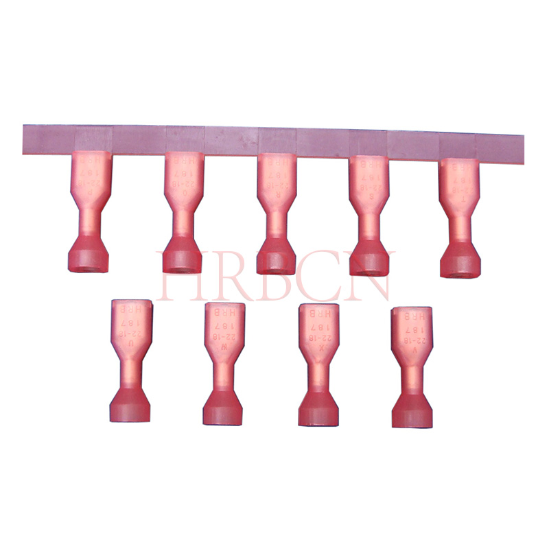 4,75 × 0,5 mm Laschengröße, Durchmesser 5,84 mm, vollständig isolierte Schnelltrennklemme