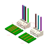 RAST 2.5 IDC-Steckverbinder mit IDT-Technologie | HRB-Stecker M728X