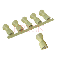 HRB M6350 6,35 mm 0,250 Zoll AWG12-10 gerade isolierte weibliche Trennklemme