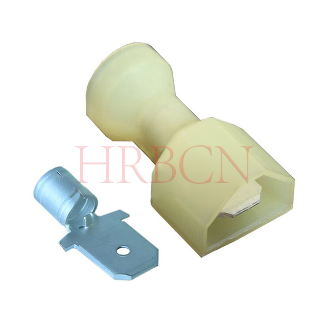 HRB 6,35 mm gerader isolierter Steckeranschluss AWG12-10 | M6351-Serie