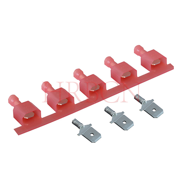 6,35 mm (0,205') gerader isolierter Steckeranschluss AWG22-18 0,32-0,82 mm² 