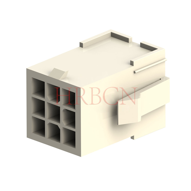 Elektrischer 4,14-mm-Crimpgehäuse-Steckverbinder mit Befestigungsösen 