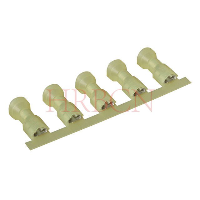 HRB M6350 6,35 mm 0,250 Zoll AWG12-10 gerade isolierte weibliche Trennklemme