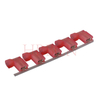 4,8 mm vollisolierte Fahnen-Trennklemme mit Buchse (AWG 22–18)