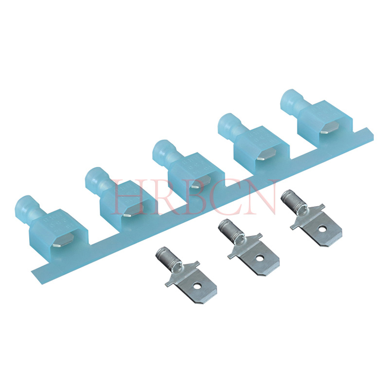 6,35 x 0,8 mm Laschengröße, Durchmesser 4,06 mm, Nylon-Schnelltrennklemme