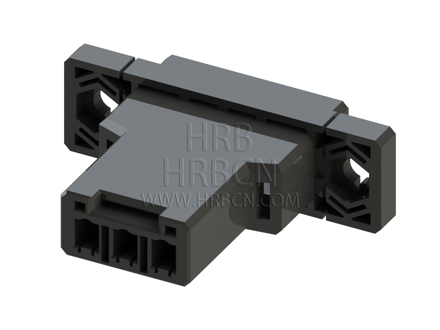 HRB Hongru 5,08 mm Industriesteckverbinder mit Vibrationsschutz, ein- und zweireihig, P31508-Muttergehäuse