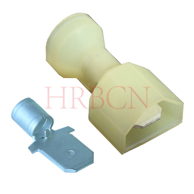 HRB 6,35 mm gerader isolierter Steckeranschluss AWG12-10 | M6351-Serie