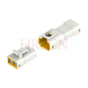 HRB 6,35 mm wasserdichter einreihiger Kabel-zu-Kabel-Steckverbinder 