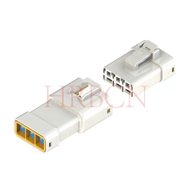HRB 6,35 mm wasserdichter einreihiger Kabel-zu-Kabel-Steckverbinder 