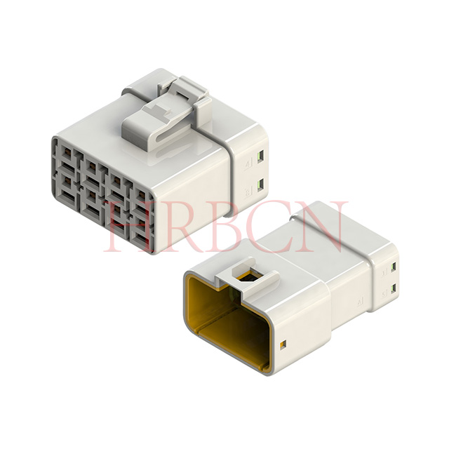 HRB 6,35 mm automatischer wasserdichter 2-reihiger Kabel-zu-Kabel-Anschluss 