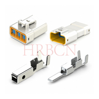 HRB 6,35 mm wasserdichter einreihiger Kabel-zu-Kabel-Steckverbinder 