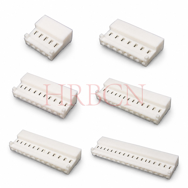 IDC-Stecker, 2,54-Pitch, geschlossenes Ende, 90 Grad, mit Polarisationslaschen