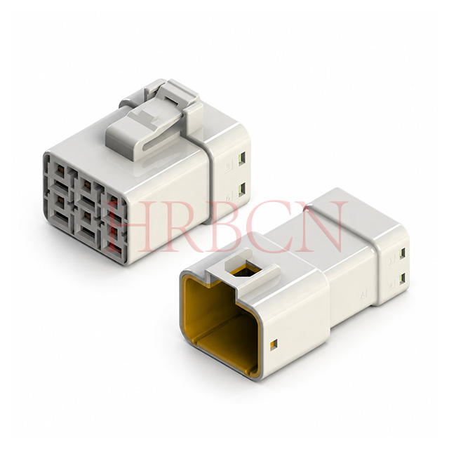 HRB 6,35 mm automatischer wasserdichter 2-reihiger Kabel-zu-Kabel-Anschluss 