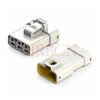 HRB 6,35 mm wasserdichter einreihiger Kabel-zu-Kabel-Steckverbinder 