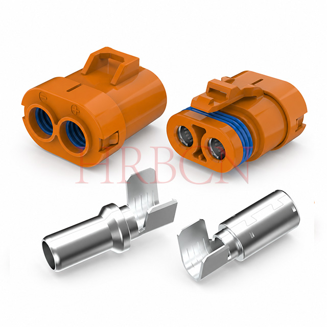 Wasserdichter Kabel-zu-Kabel-Stecker mit 11,0 mm Rastermaß, 2-polig