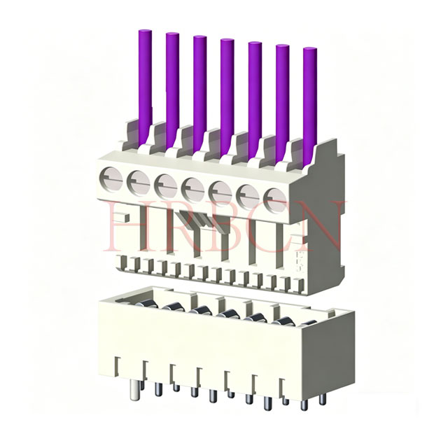 M5038-Serie RAST 5 IDC und indirekter Schraubsteckverbinder für Leiterplatten, 5,0 mm