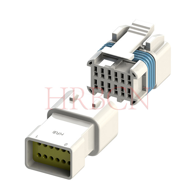 4–24-polige wasserdichte Kabel-zu-Kabel-Steckverbinder mit einem Rastermaß von 2,0 mm