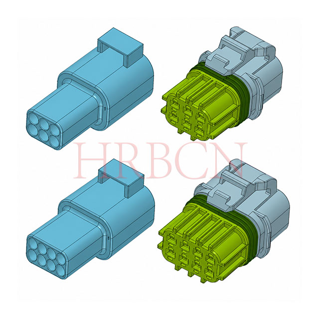 HRB 4,0 mm wasserdichter Kabel-zu-Kabel-Stromanschluss 