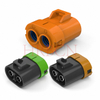 Wasserdichter Kabel-zu-Kabel-Stecker mit 11,0 mm Rastermaß, 2-polig