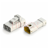 HRB 6,35 mm wasserdichter einreihiger Kabel-zu-Kabel-Steckverbinder 