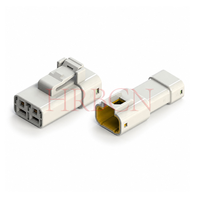 HRB 6,35 mm wasserdichter einreihiger Kabel-zu-Kabel-Steckverbinder 