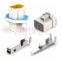 HRB 6,35 mm Rastermaß, wasserdichte Kabel-zu-Kabel-Steckverbinder für Schalttafelmontage 