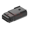 HRB IP67 IP69K Automotive-abgedichteter WTW-Steckverbinder