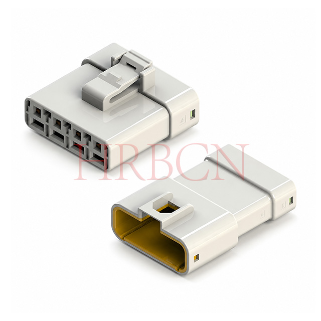 HRB 6,35 mm wasserdichter einreihiger Kabel-zu-Kabel-Steckverbinder 
