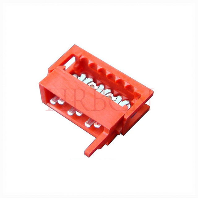 Zweireihiger vertikaler IDC-Stecker mit 1,27 mm Rastermaß